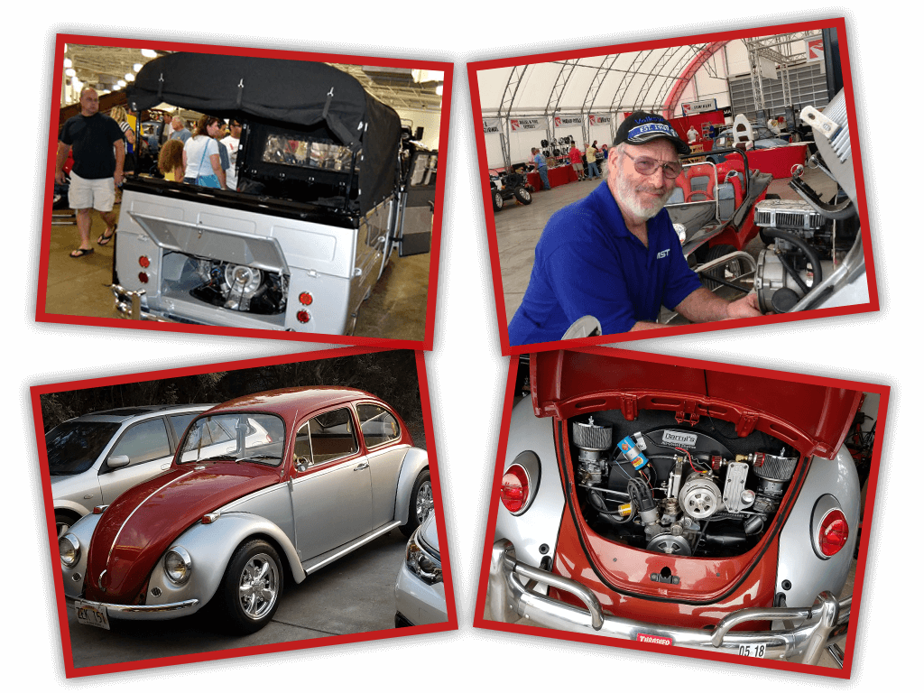 Collage image of VW