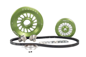 Blade lime green V-Belt Pulley System Sand Seal