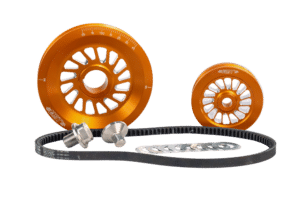 Blade orange V-Belt Pulley System