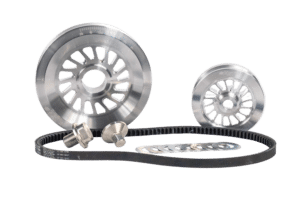 Blade silver V-Belt Pulley System
